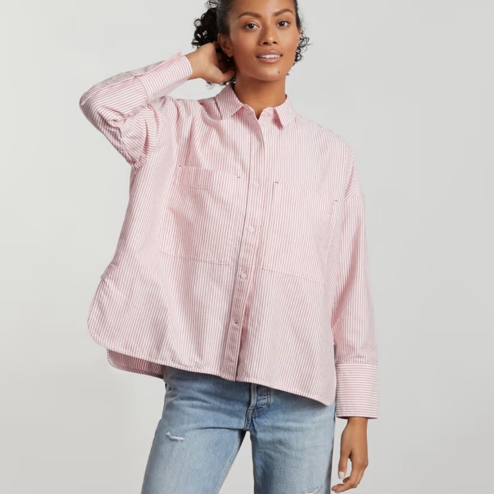 Everlane The Boxy OXFORD Organic Cotton Button Down